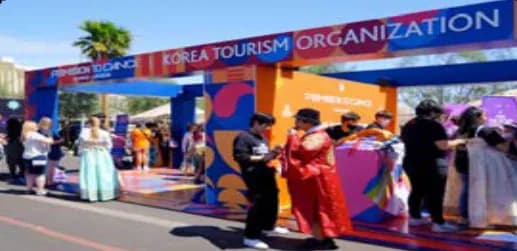 韓国観光公社のイベントブース