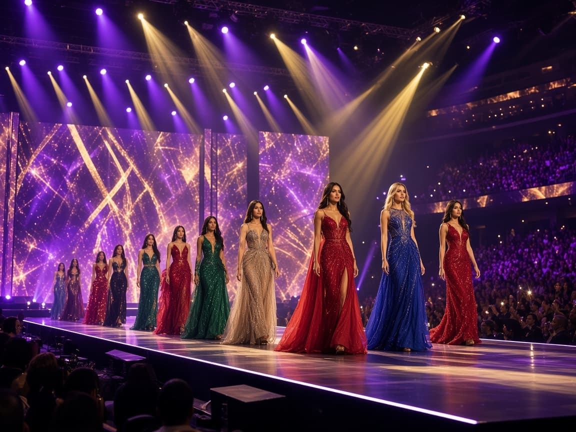 Miss Supertalent of the World 2022のステージ